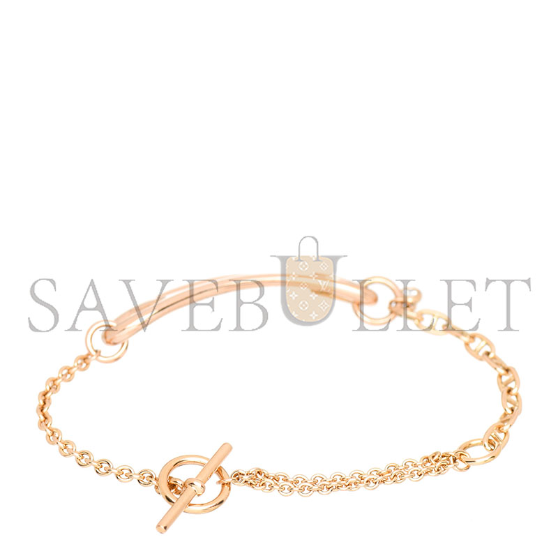 h**mes 18k rose gold Di*m*nd mm chaine d